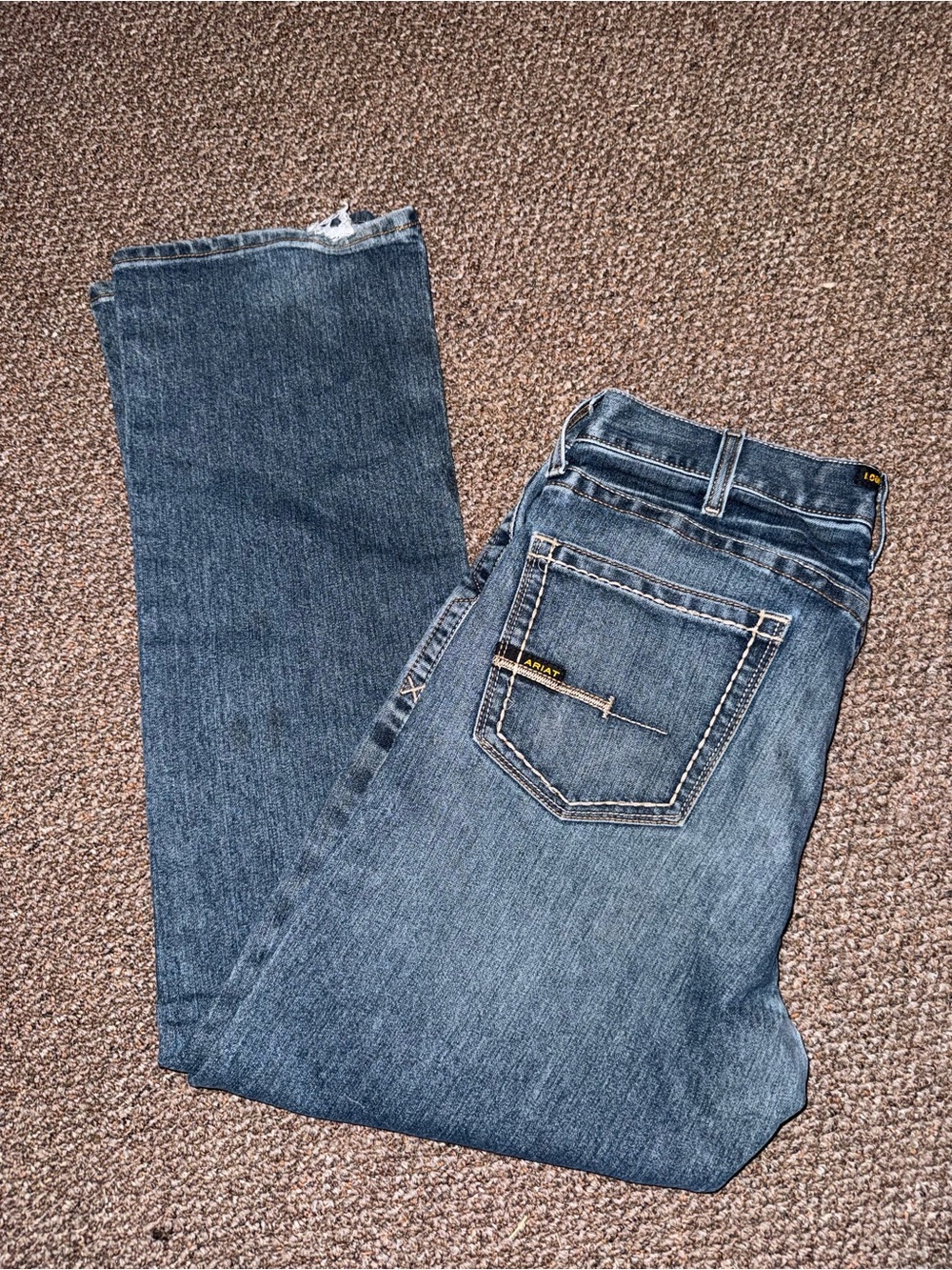 Ariat Men's Medium Blue Straight Jeans